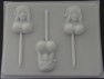 228x Bunny Women Girl Santa Hat Chocolate or Hard Candy Lollipop Mold